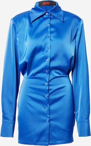 Robe-chemise Misspap en bleu : devant