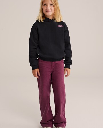 WE Fashion Sweatshirt in Schwarz