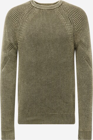 ABOUT YOU Sweater 'Azad' in Green: front