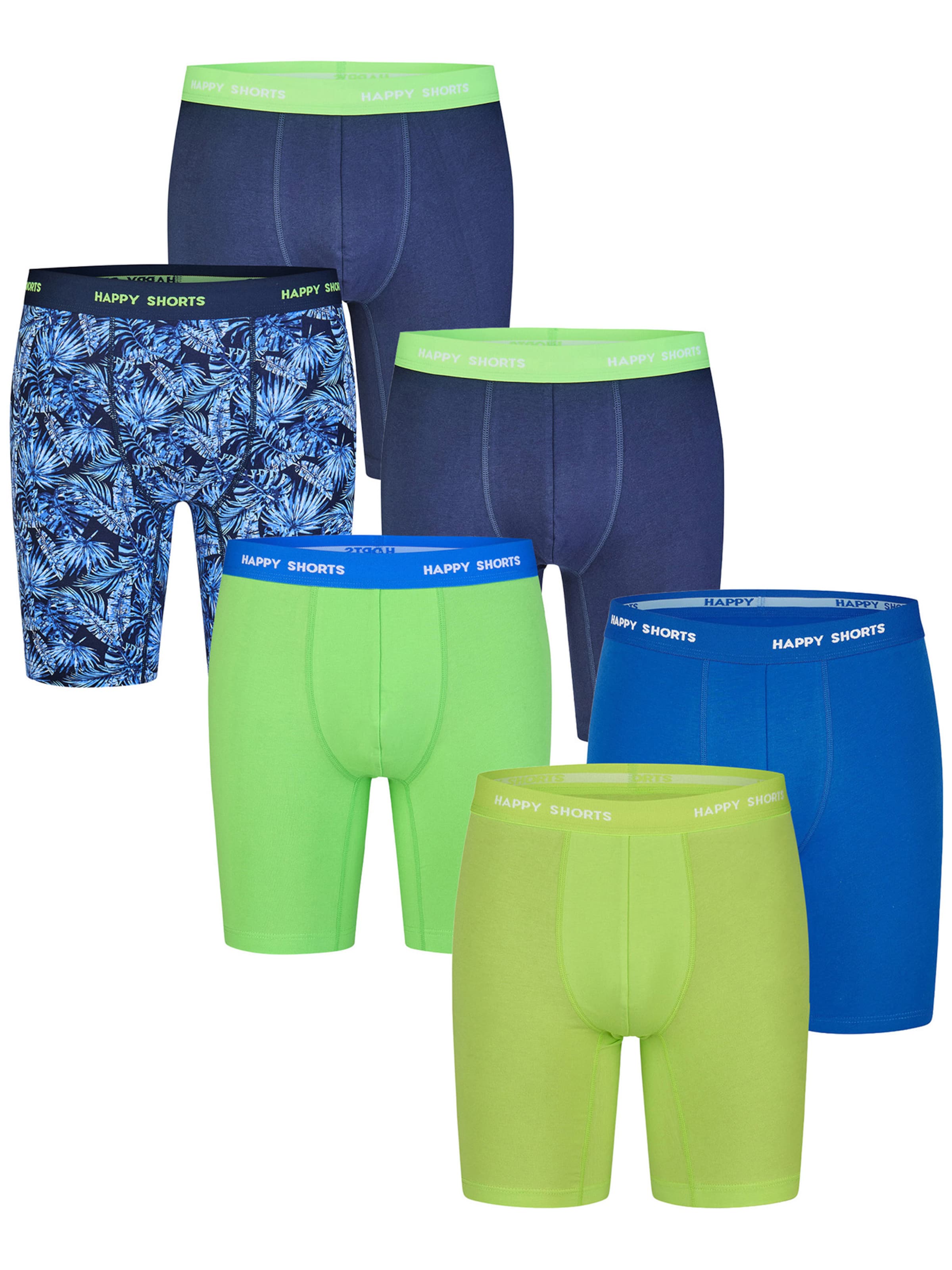 Happy Shorts - Boxers ' Prints ' em azul: frente