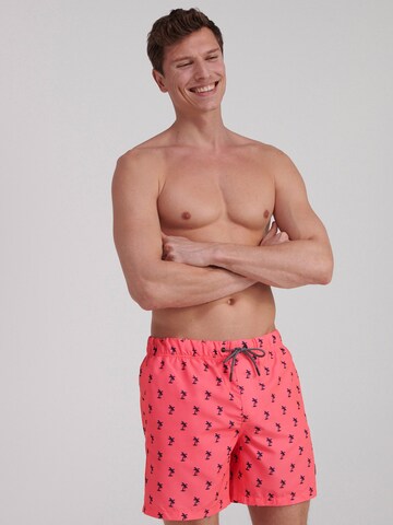 Shiwi Board Shorts in Red: front