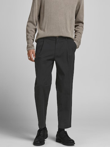 Regular Pantalon chino 'Bill' JACK & JONES en noir : devant