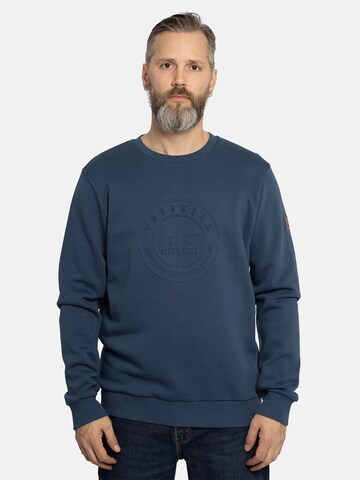 FORSBERG Sweatshirt 'Sweatshirt mit 3D Logo' in Blue
