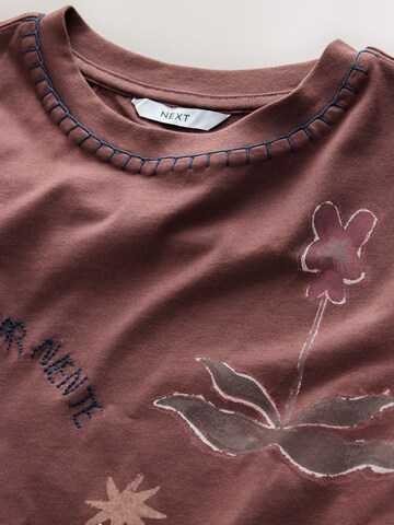 T-shirt Next en marron