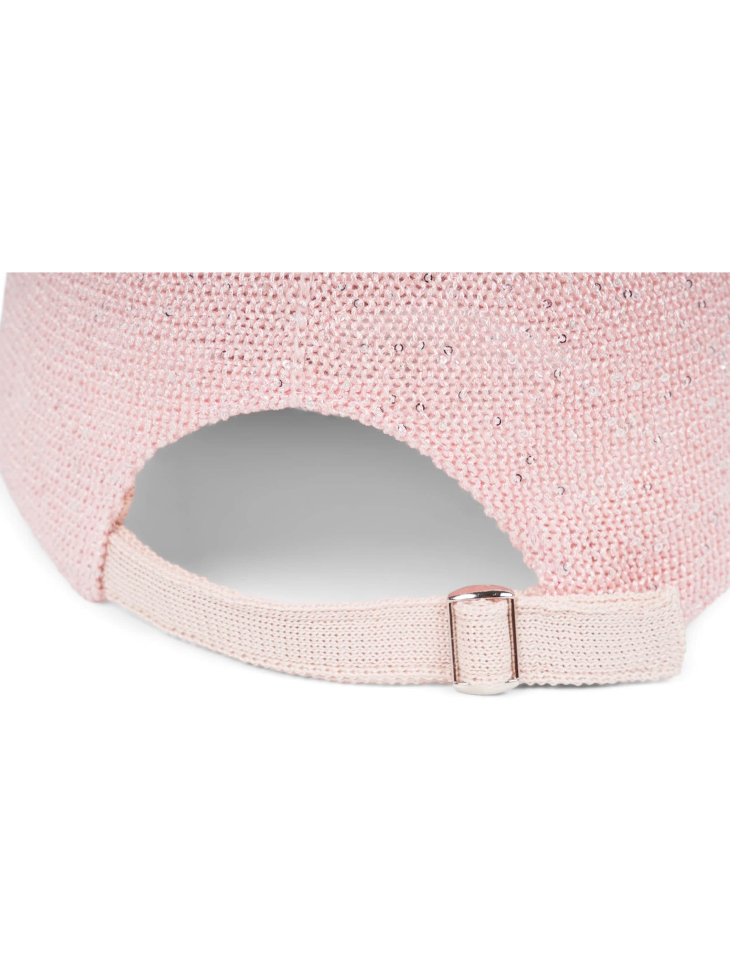 styleBREAKER Cap 'Gewebtes Baseball Cap Pailletten'‌‌‌‌‌‌‌‌ in Pink