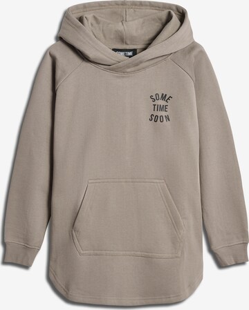 SOMETIME SOON Sweatshirt in Brown: front