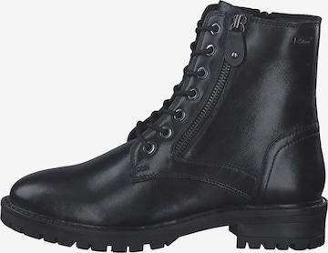 s.Oliver Lace-Up Ankle Boots in Black