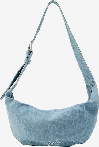 Lala Berlin Olkalaukku värissä sininen: etupuoli
