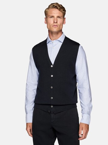 Boggi Milano Vest in Blue: front