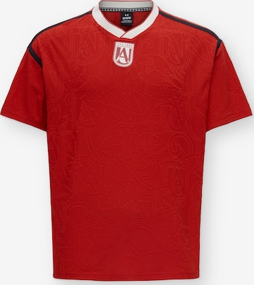 UNDER ARMOUR Functioneel shirt 'Terrace' in Rood: voorkant