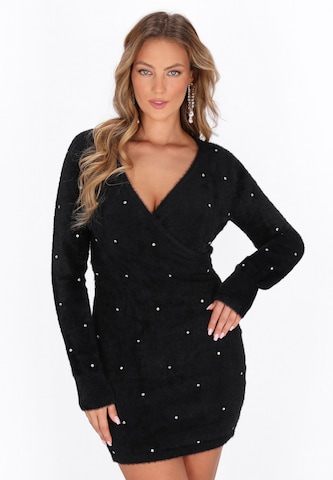 Robe faina en noir : devant