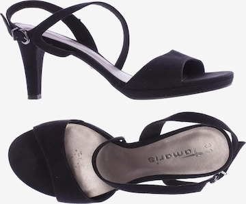 TAMARIS Sandals & High-Heeled Sandals in 39 in Black: front