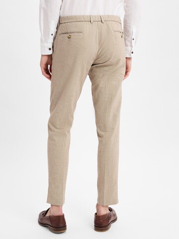 bugatti Slimfit Broek in Beige