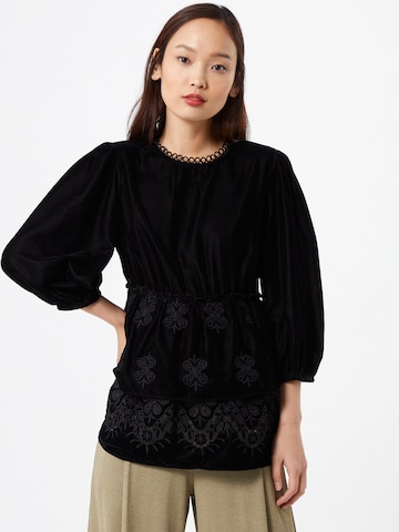 River Island Blouse in Black: front