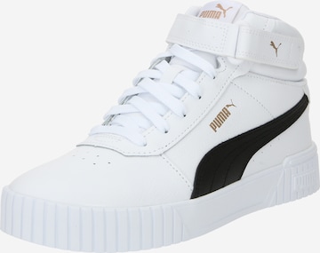 PUMA Hög sneaker 'Carina 2.0' i vit: framsida