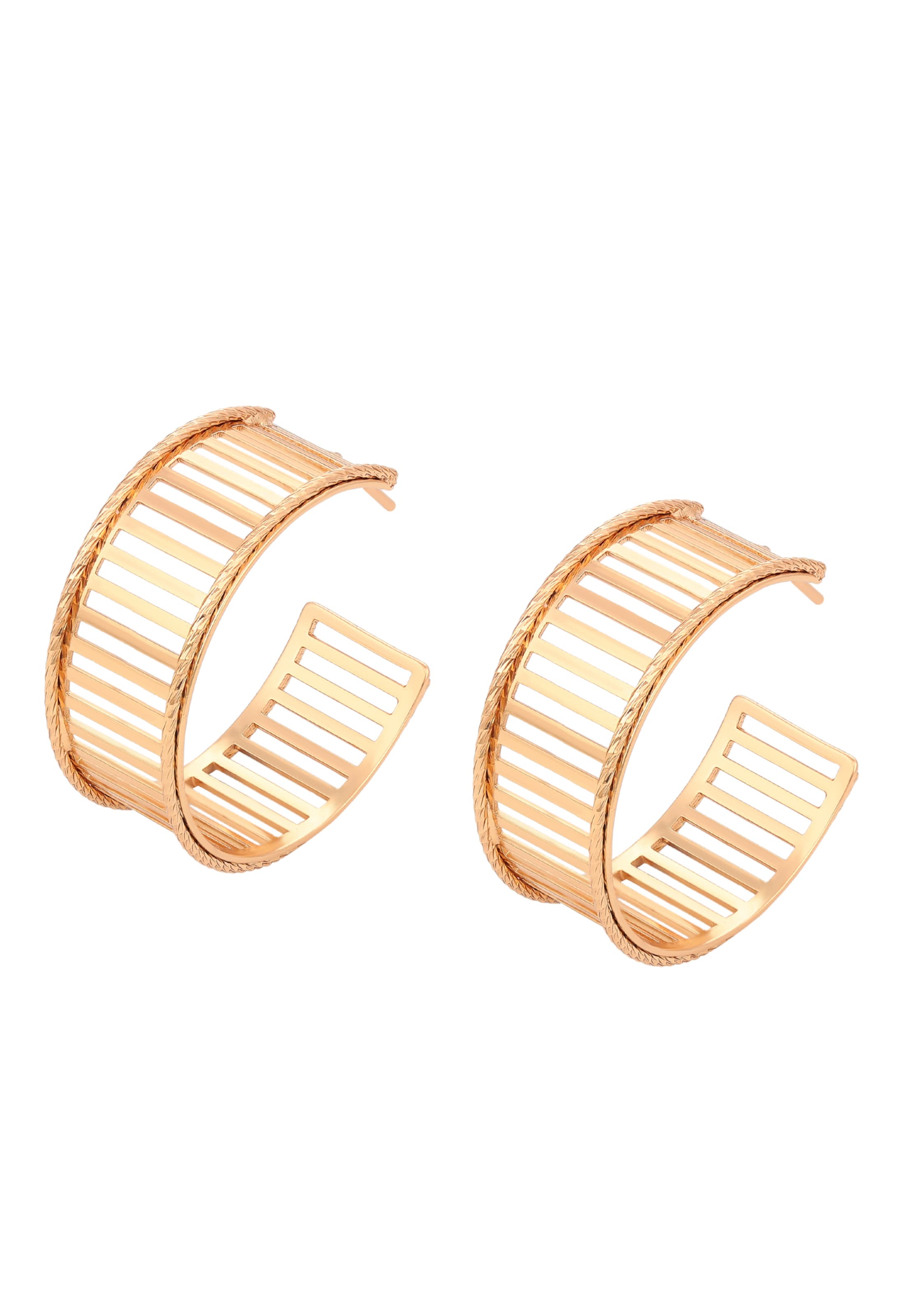 Gaya Oorbellen in Goud: voorkant