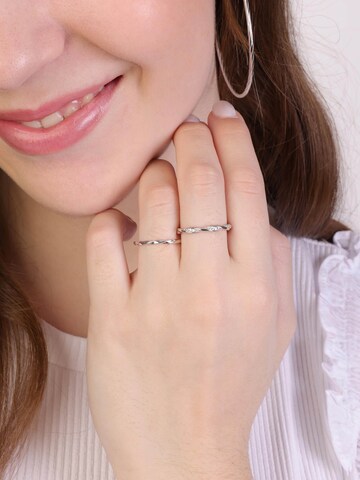 Lucardi Ring in Silver