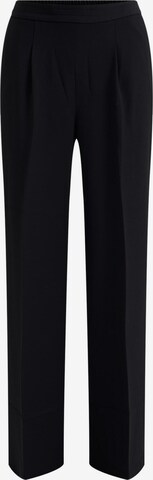 Regular Pantaloni cu dungă de la WE Fashion pe negru: față