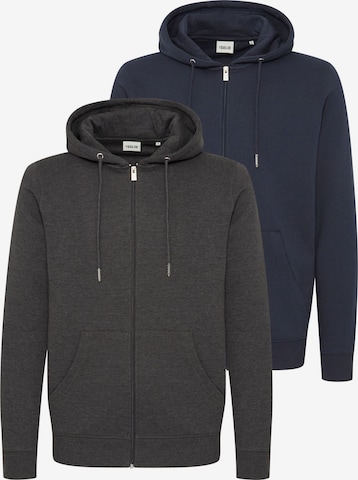 !Solid - Sudadera con cremallera 'Colineareg' en azul: frente