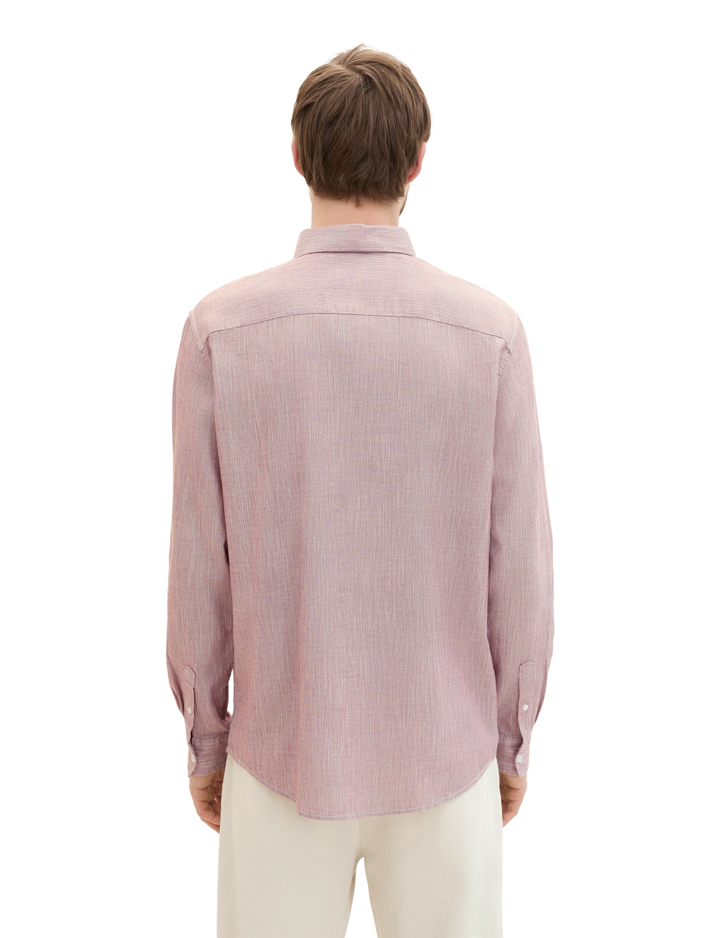 TOM TAILOR Regular Fit Hemd in Pink