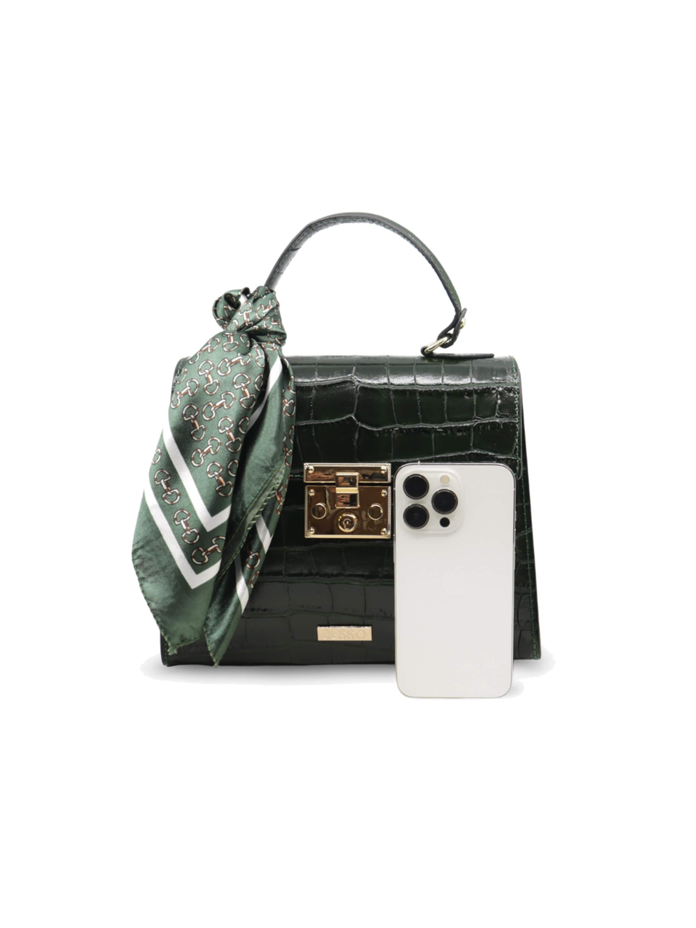 BESSO Handbag 'Serenata di Seta' in Green