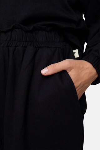 Turtledove London Wide Leg Hose in Schwarz