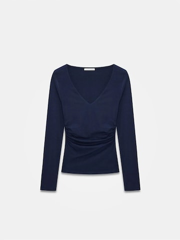 Camicia da donna di Dilvin in blu: frontale