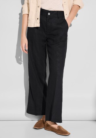 STREET ONE Wide leg Pants in Black