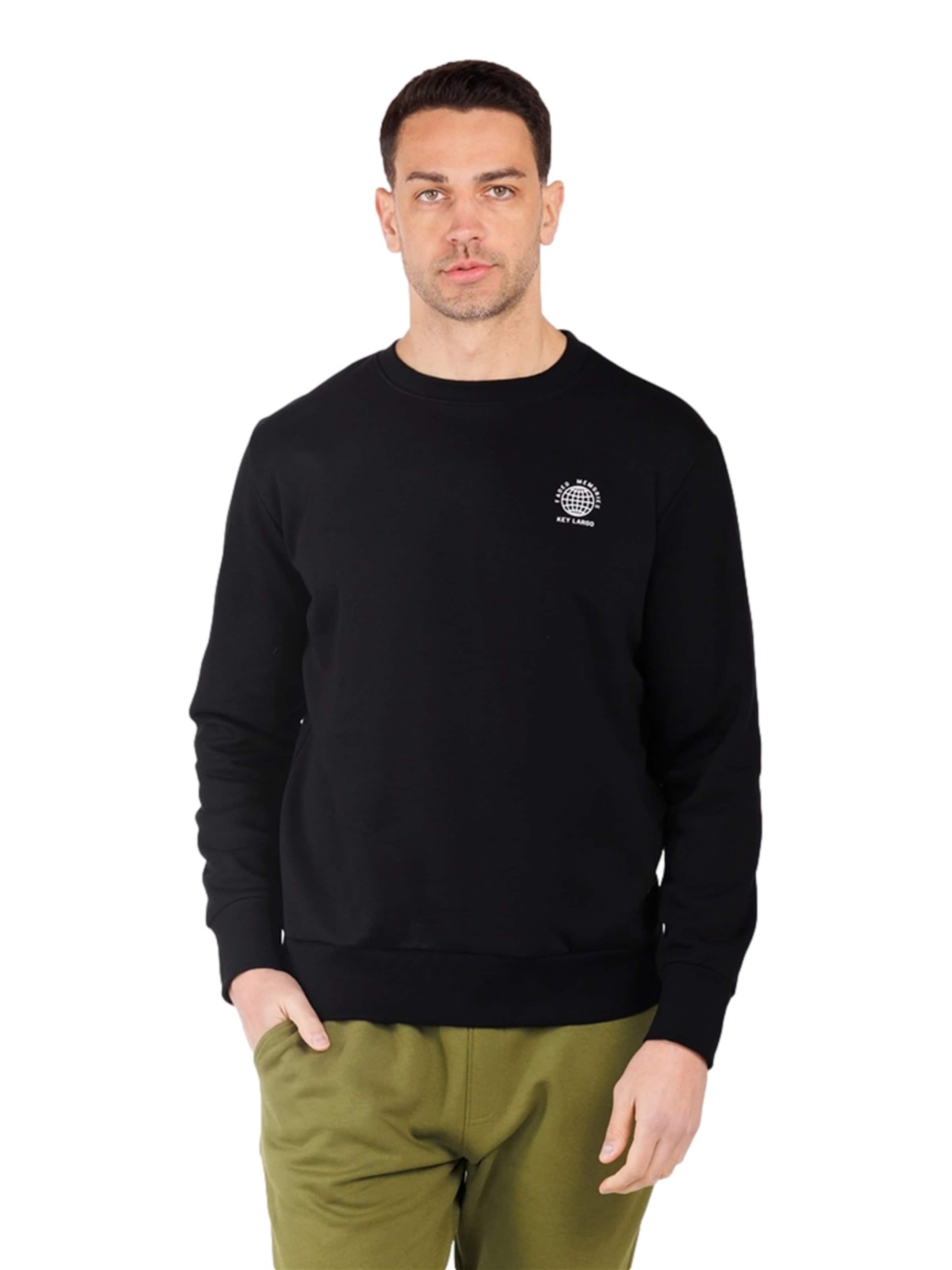 Key Largo Sweatshirt 'Faded Memories' i sort: forside