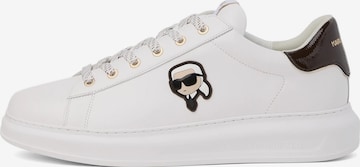 Sneaker low 'Ikon NFT Kapri' de la Karl Lagerfeld pe alb: față