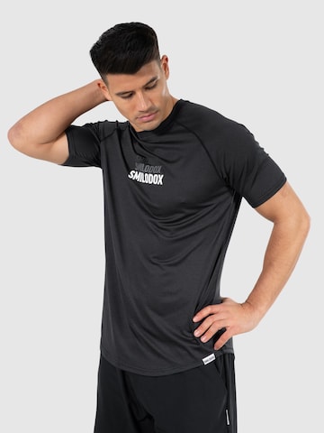T-Shirt fonctionnel Smilodox en noir
