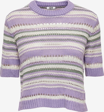 Pull-over 'SUN MAY' JDY en violet : devant