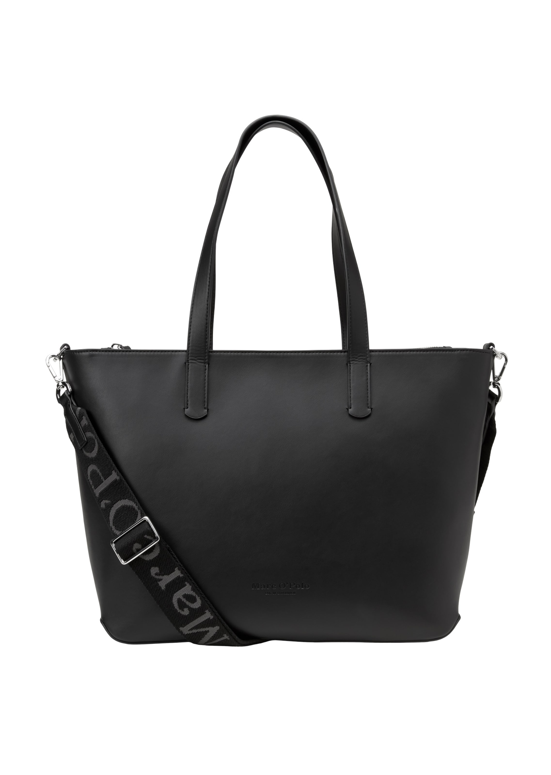 Marc O'Polo Shopper in Schwarz: Vorderseite