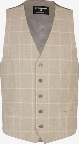 STRELLSON Suit Vest in Beige: front