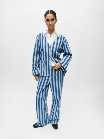 Wide leg Jeans 'OBJRio' di OBJECT in blu