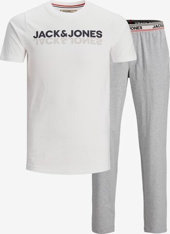 JACK & JONES Long Pajamas in Grey: front