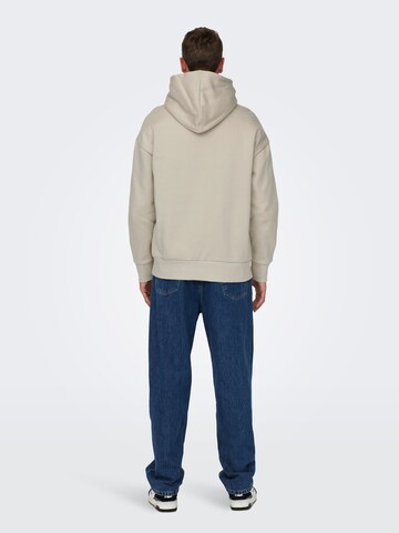 Only & Sons Slimfit Sweatshirt 'Dan' in Grau