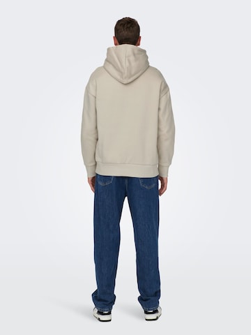 Only & Sons Slimfit Sweatshirt 'Dan' in Grijs