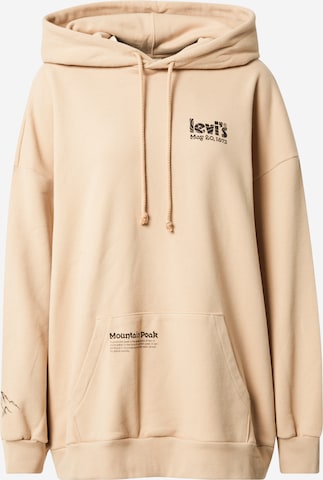 LEVI'S ® Sweatshirt 'Prism Hoodie' i beige: forside