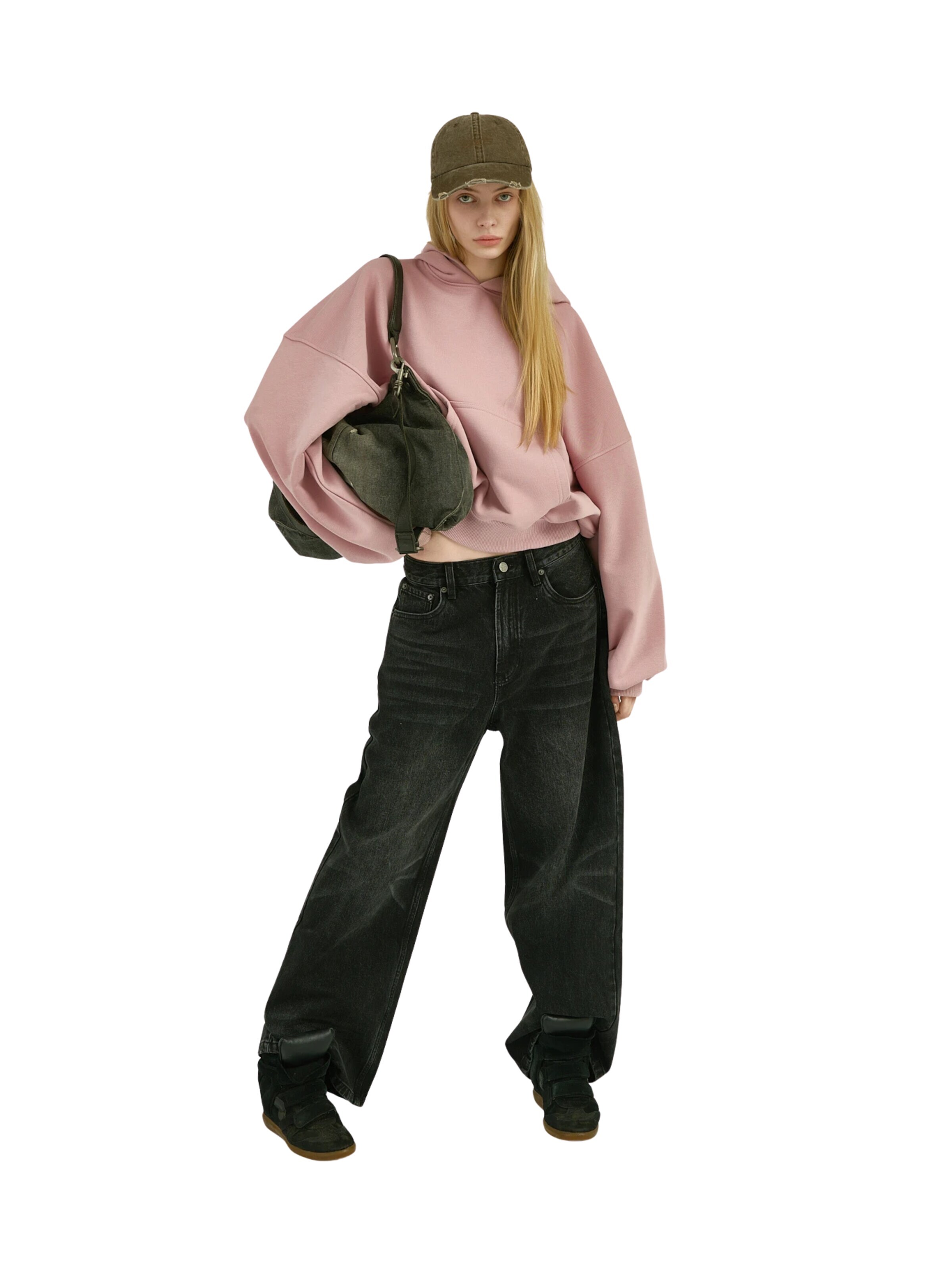 2005 Bluzka sportowa 'Uniform Hoodie - Dusty Pink' w kolorze różowy