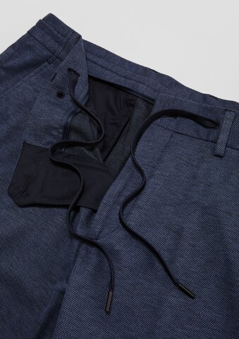 Coupe slim Pantalon s.Oliver BLACK LABEL en bleu