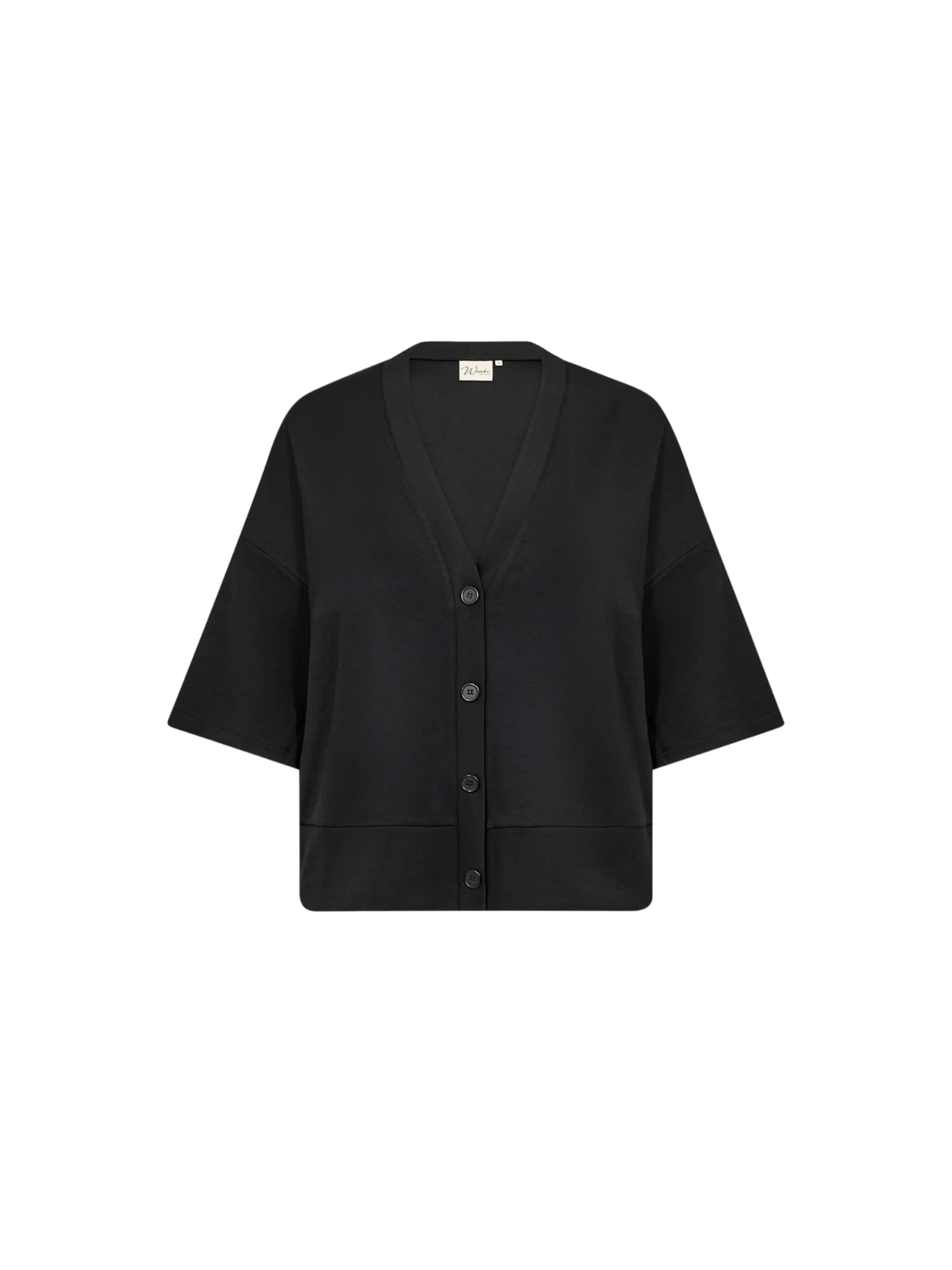 Cardigan 'Sabina 43' Wasabi Concept en noir : devant