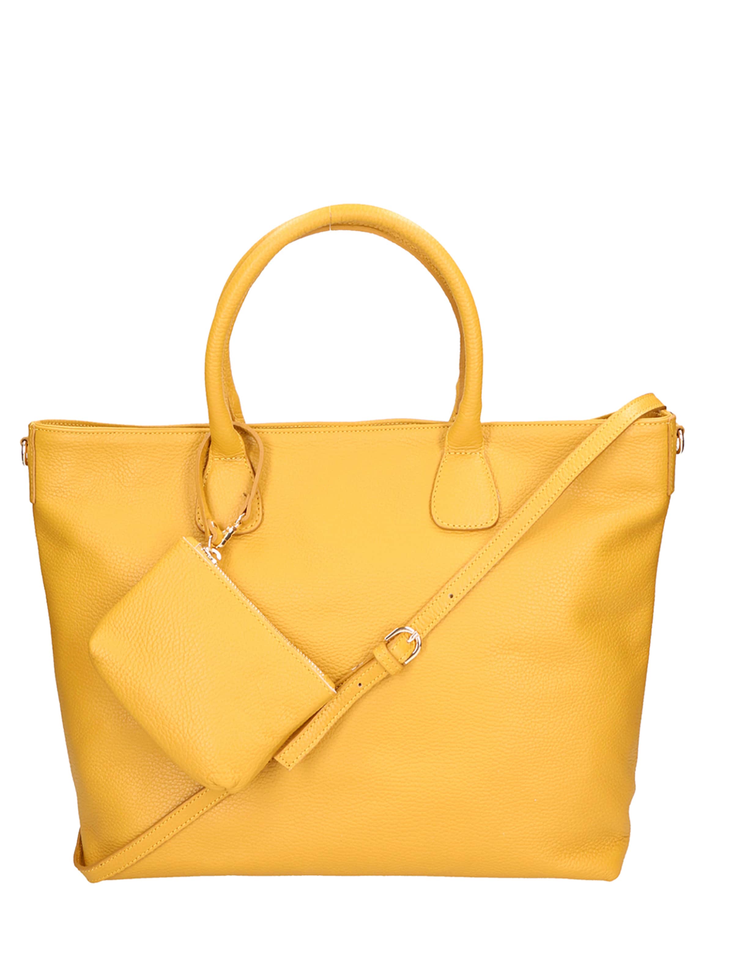Shopper di Gave Lux in giallo: frontale