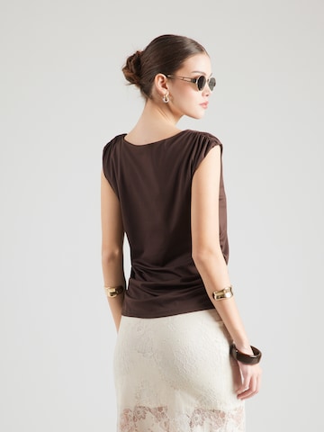 Hailys Top 'Do44nna' | rjava barva