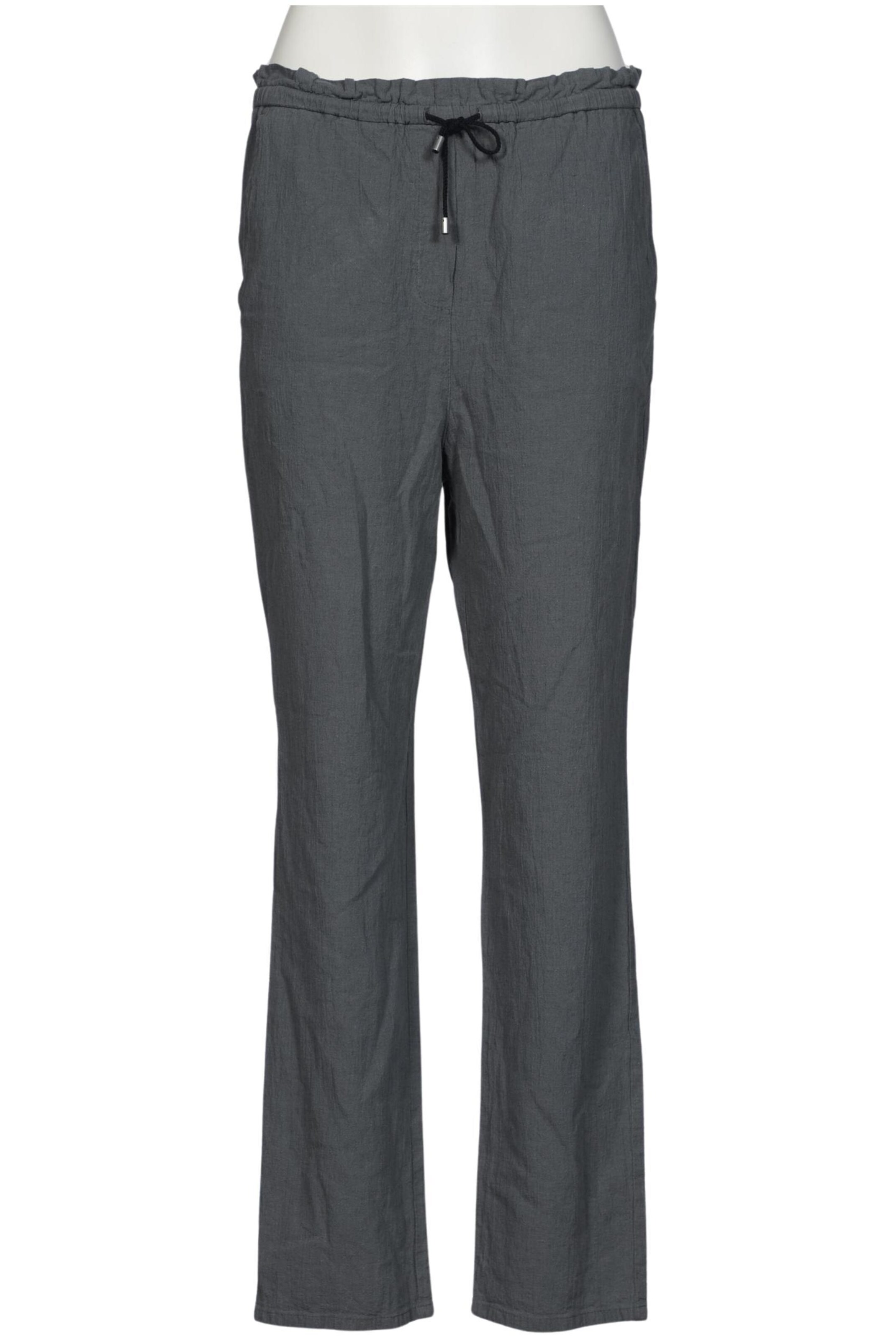 hessnatur Pants in M in Grey: front