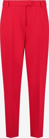 TAIFUN Slim fit Pleated Pants in Red: front