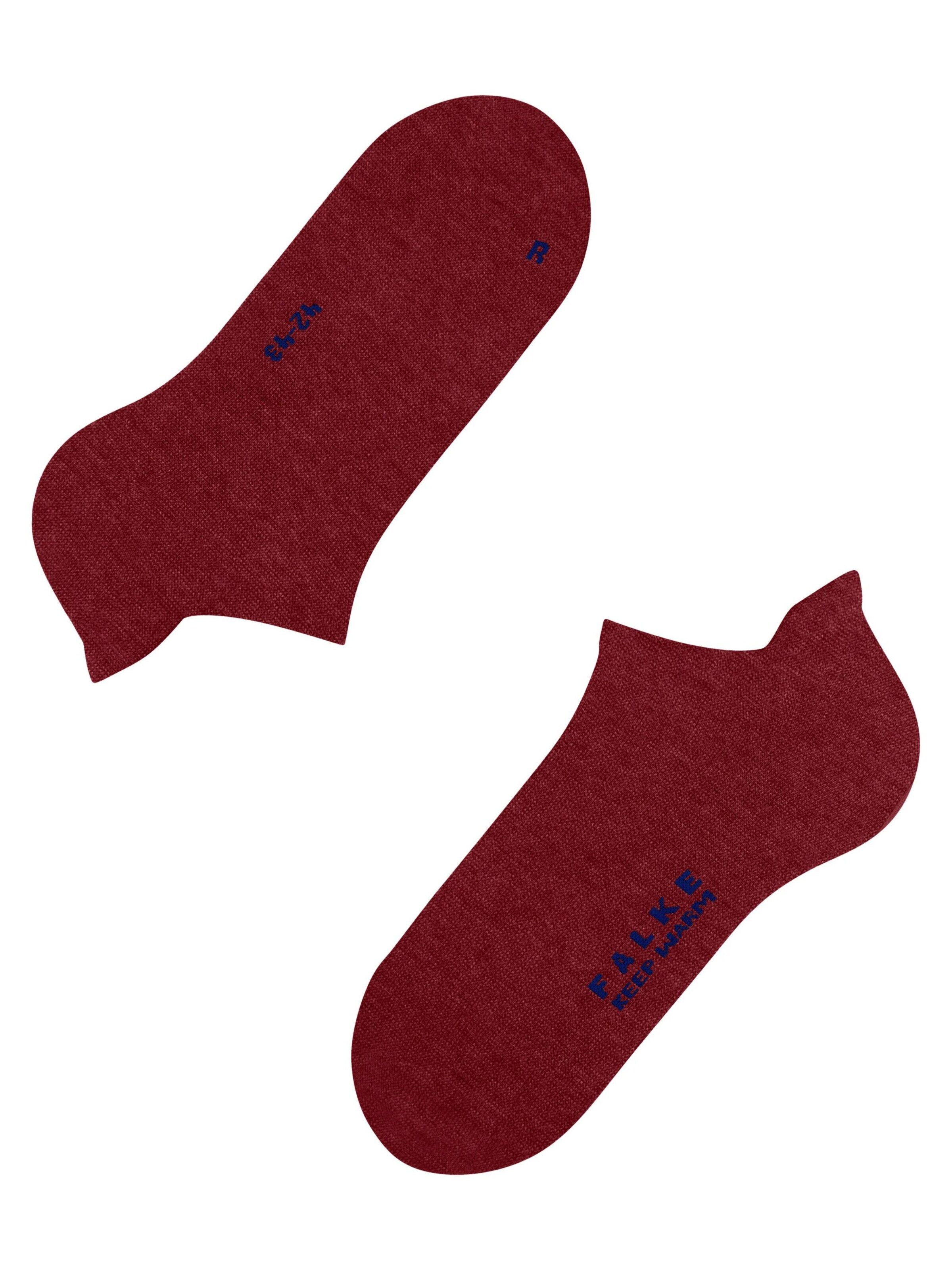 FALKE Socken 'Keep Warm'‌‌‌‌‌ in Rot