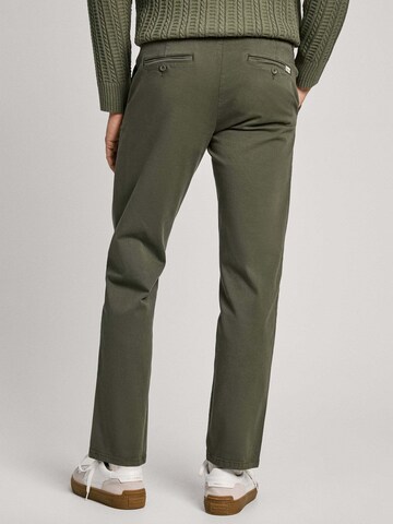 Coupe slim Pantalon chino Pepe Jeans en vert