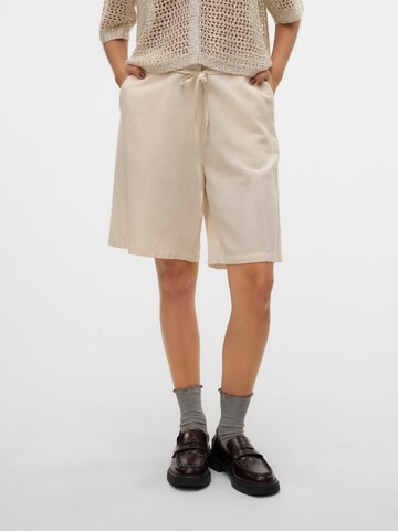 Regular Pantalon 'NETHE' VERO MODA en beige : devant