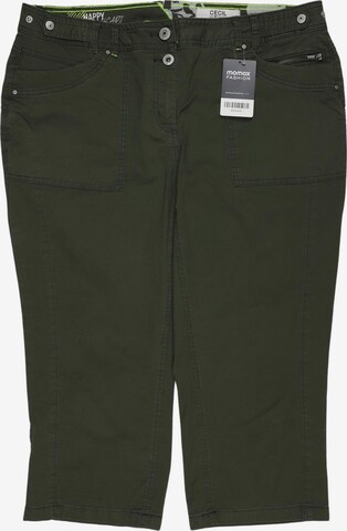 CECIL Pants in XL in Green: front